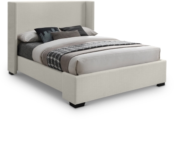 Beige Oxford-Bed