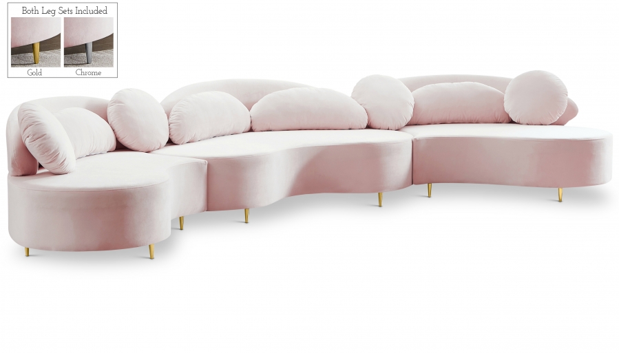 632Pink-Sectional