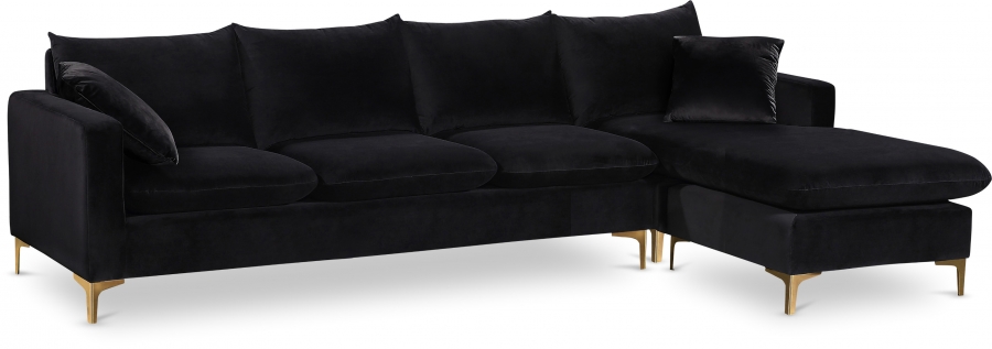 636Black-Sectional