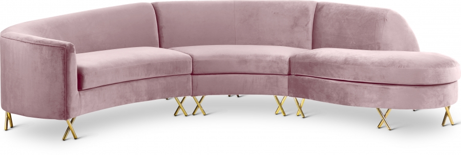671Pink-Sectional