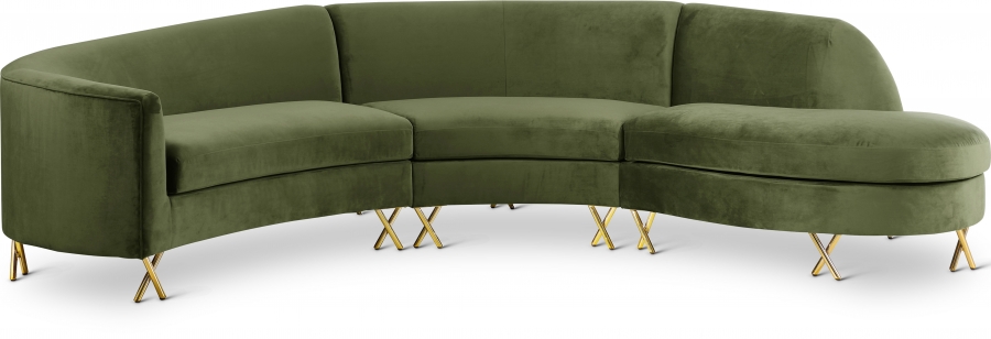 671Olive-Sectional