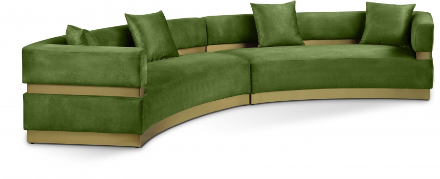 694Olive-Sectional