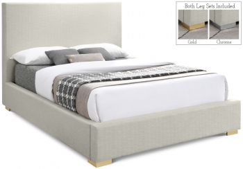 Beige Crosby-Bed