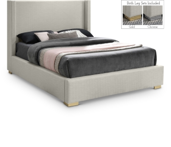 Beige Royce-Bed