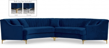 Blue 673-Sectional