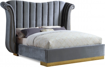 Grey Flora-Bed