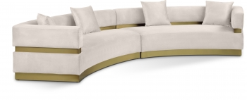 Cream 694-Sectional