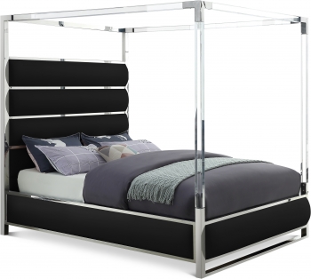 Black Encore-Bed-Leather