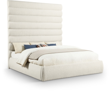 Cream B1256-Bed-90