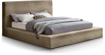 Taupe Dexter-Bed