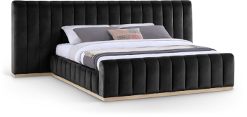 Black Amara-Panel-Bed