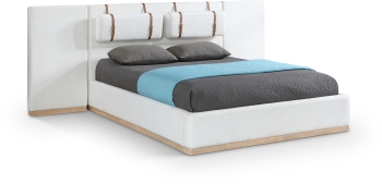 Cream Bennet-Panel-Bed