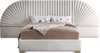 Cream Cleo-Bed