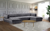 653Grey-Sectional alternate view 2
