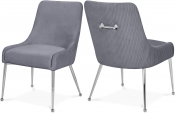 856Grey Double Chair