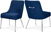 856Navy Double Chair