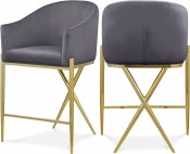 867Grey-C Double Chair