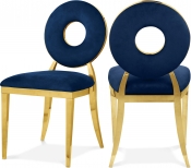 858Navy-C Double Chair