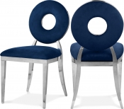 859Navy-C Double Chair