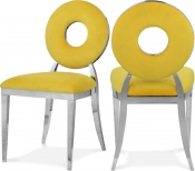 859Yellow-C Double Chair
