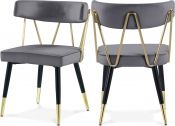 854Grey-C Double Chair