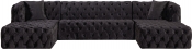 676Black-Sectional alternate view 3