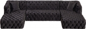 676Black-Sectional alternate view 4