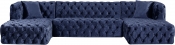 676Navy-Sectional alternate view 3