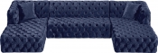 676Navy-Sectional alternate view 4