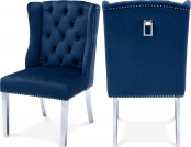 809Navy-C Double Chair