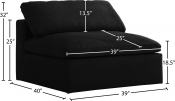601Black-Armless Dim