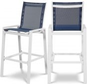 386Navy-C Double Chair