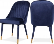 811Navy-C Double Chair