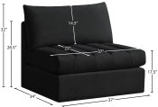 649Black-Armless Dim