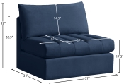 649Navy-Armless Dim