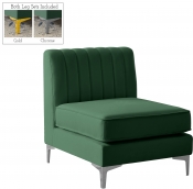 604Green-Armless alternate view 1