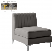 604Grey-Armless alternate view 1