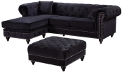 667Black-Sectional alternate view 1