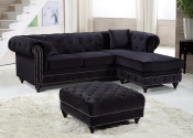 667Black-Sectional alternate view 2