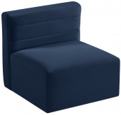 677Navy-Armless alternate view 3