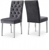 732Grey-C Double Chair