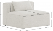 630Cream-Armless Dim