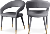 537Grey-C Double Chair