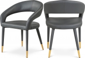 538Grey-C Double Chair