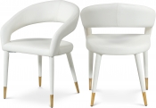 538White-C Double Chair