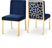 737Navy-C Double Chair