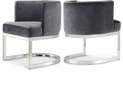 734Grey-C Double Chair
