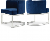 734Navy-C Double Chair