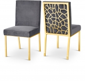737Grey-C Double Chair
