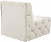 680Cream-Armless alternate view 3